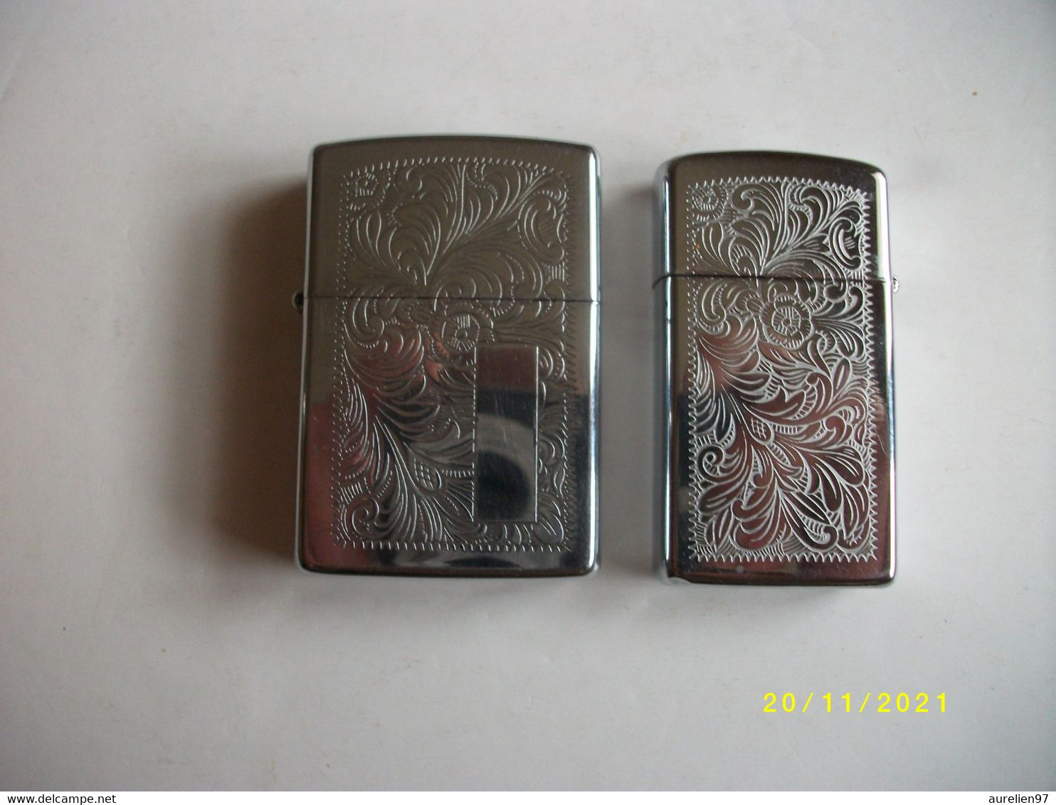 2 Briquets ZIPPO VENITIAN 1 Modèle Homme 1 Modèle Femme - Zippo