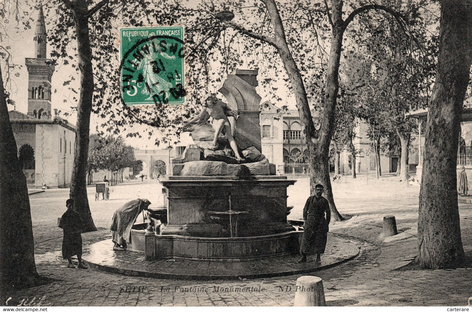 Carte Postale Ancienne,algérie Française,colonie,Maghreb ,SETIF,1912,RARE - Setif