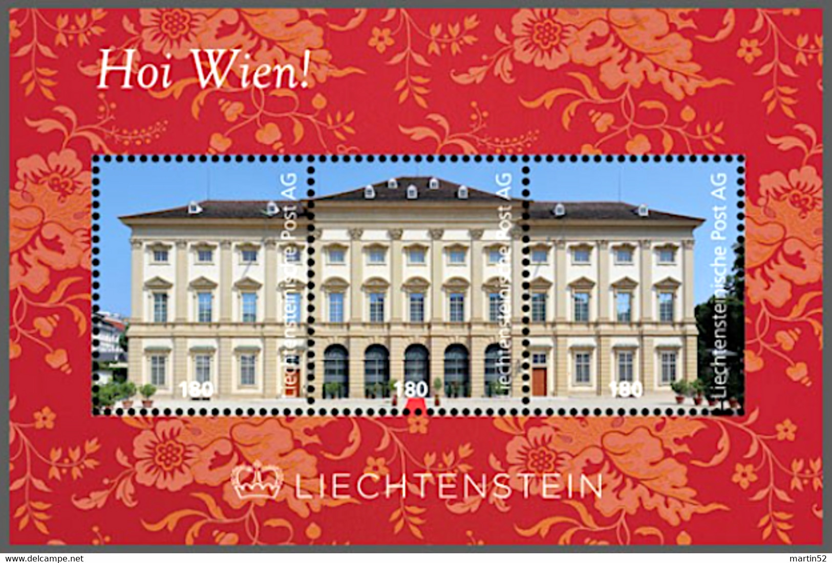 LIECHTENSTEIN 2022: Blocks "Hoi Wien" (Palais Liechtenstein Wien) & "Servus Liechtenstein" (Schloss Vaduz) Selbstklebend - Nuevos