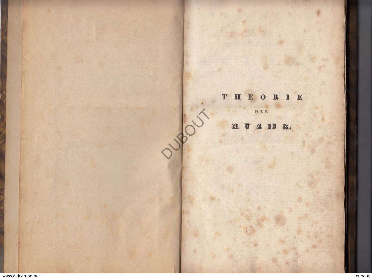 Muziek/Music - Theorie Der Hedendaagsche Muzijk - C. F. Ruppe, Groningen, 1848 - 2 Delen  (S175) - Antiquariat