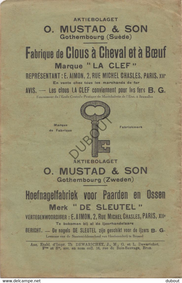 De Belgische Hoefsmid - 1934 - Collectie Afleveringen Tijdschrift - Le Maréchal Ferrant  (S178) - Autres & Non Classés