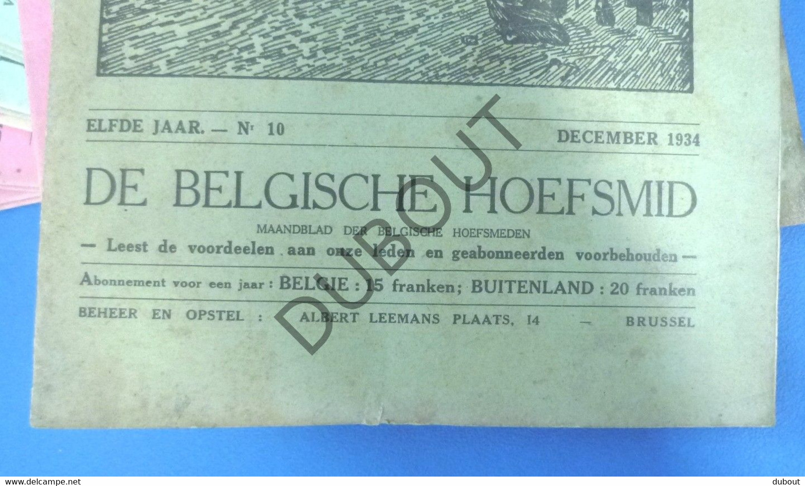 De Belgische Hoefsmid - 1934 - Collectie afleveringen tijdschrift - Le Maréchal Ferrant  (S178)