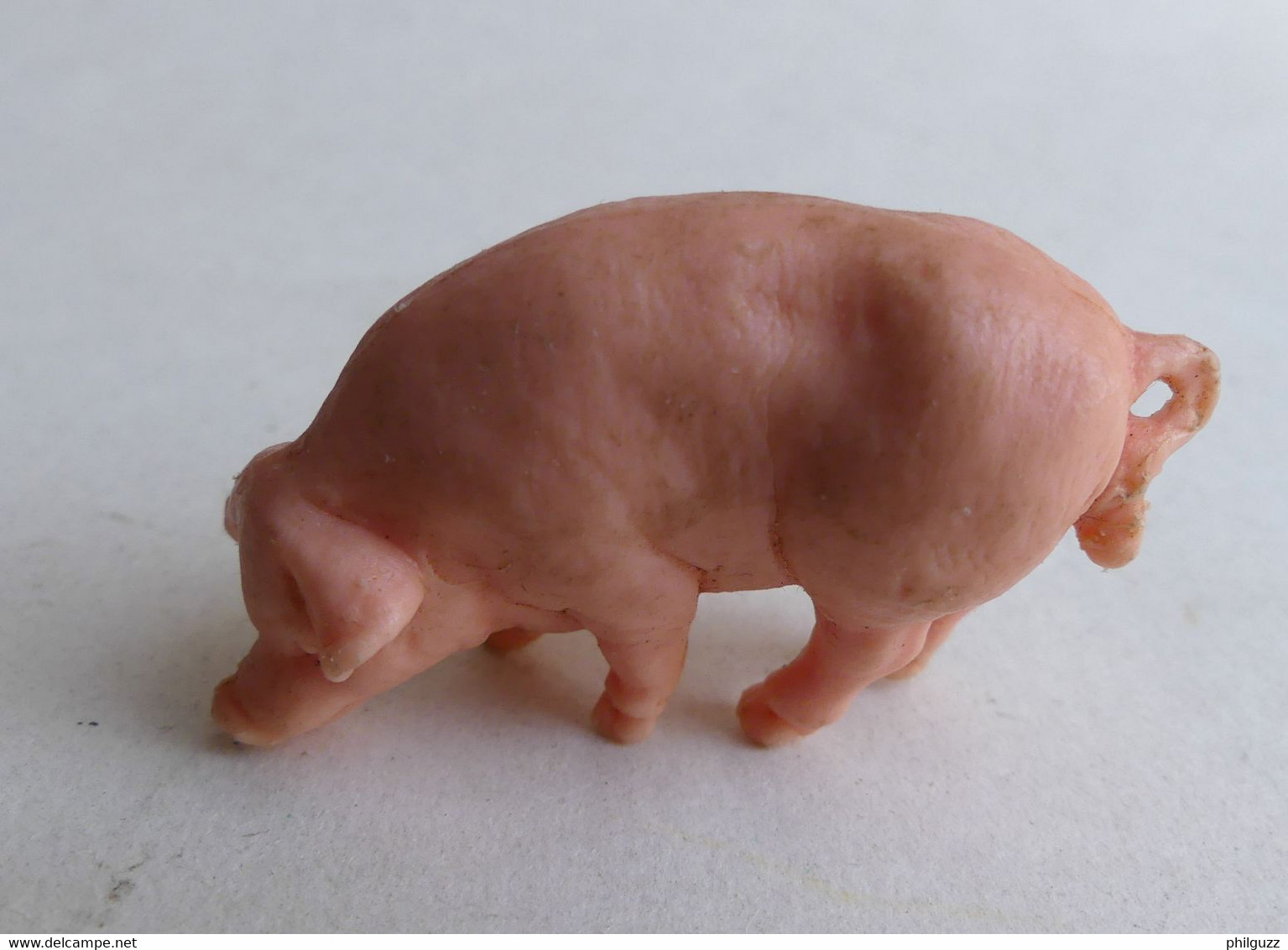 FIGURINE PUBLICITAIRE LA ROCHE AUX FEES 70's LA FERME - COCHON PORC - PAS DUNKIN - Pigs