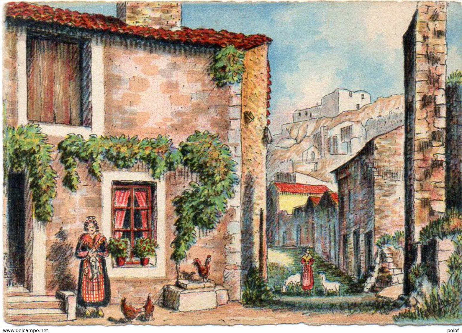 BARDAY - LES BAUX - La Rue Du Trincat-  Barre Dayez 2175 F   (123227) - Barday