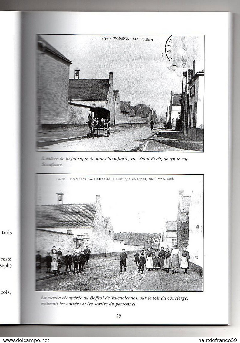 Rare Monographie LA FABRIQUE DE PIPES SCOUFLAIRE ONNAING Nombreux Dessins & Photographies - Picardie - Nord-Pas-de-Calais