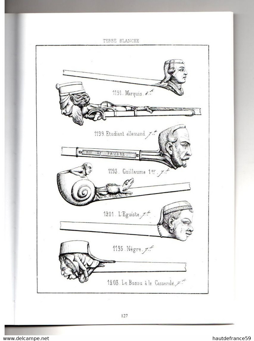 rare monographie LA FABRIQUE DE PIPES SCOUFLAIRE ONNAING nombreux dessins & photographies