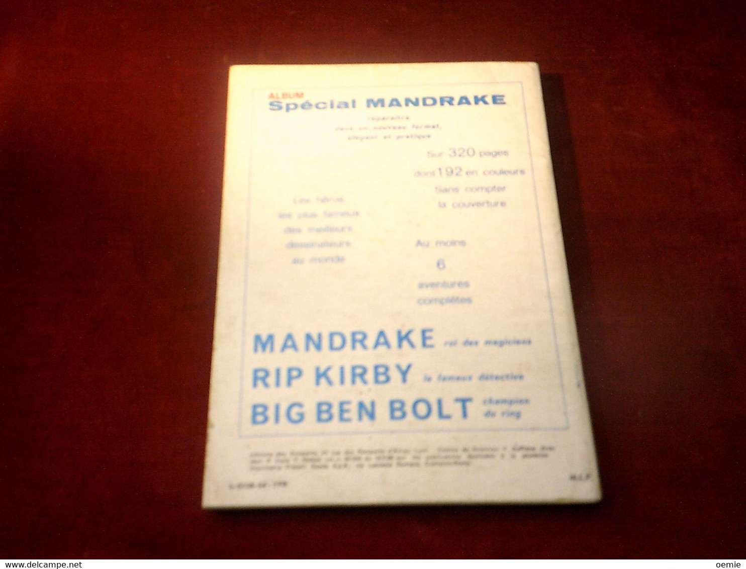 ALBUM  MANDRAKE   N° 54 - Mandrake