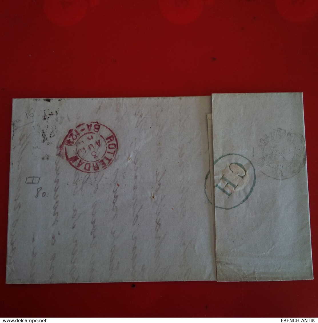 LETTRE BORDEAUX POUR ROTTERDAM CACHET PD - 1863-1870 Napoleone III Con Gli Allori