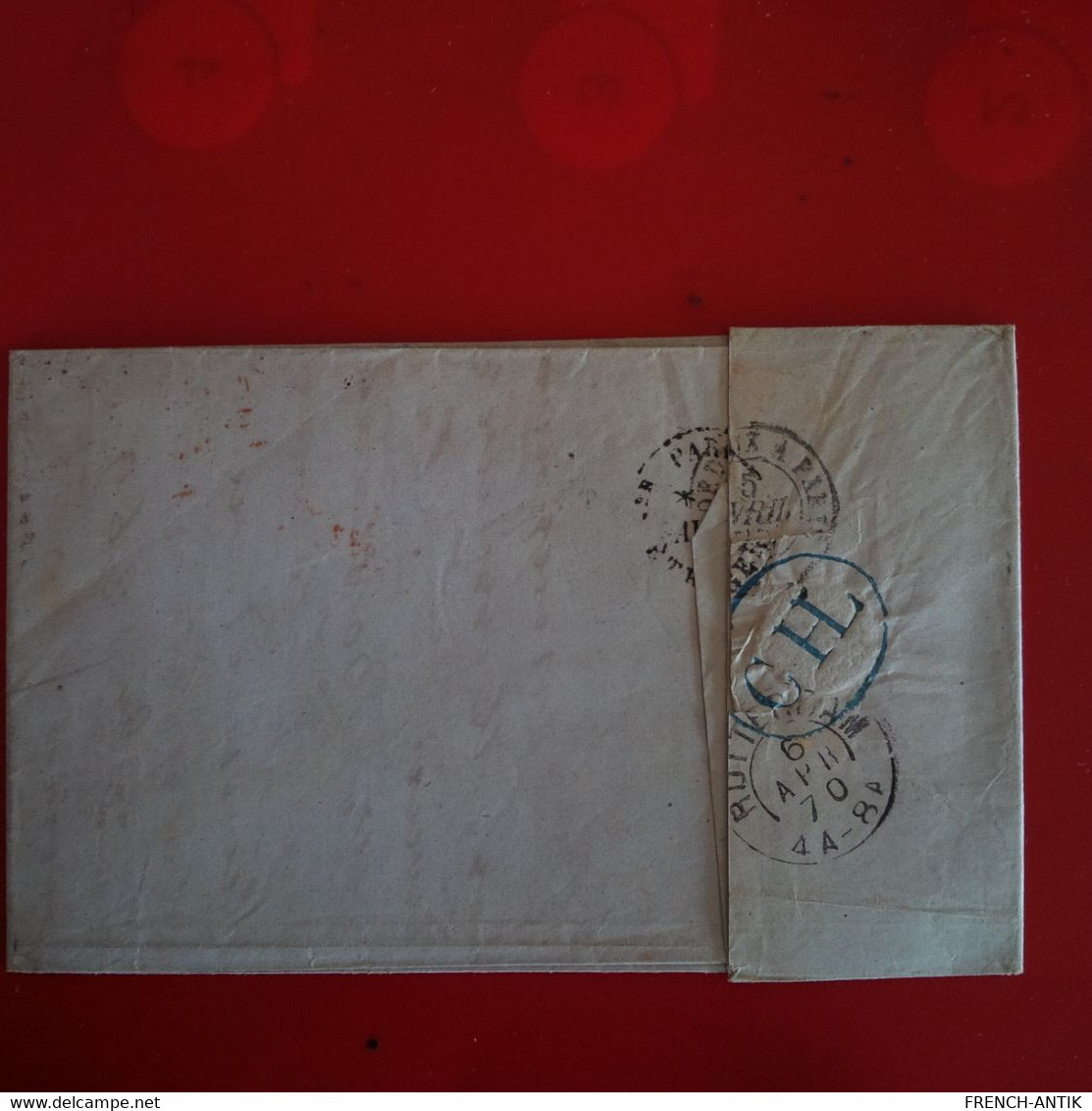 LETTRE BORDEAUX POUR ROTTERDAM CACHET ROUGE PD - 1863-1870 Napoleone III Con Gli Allori