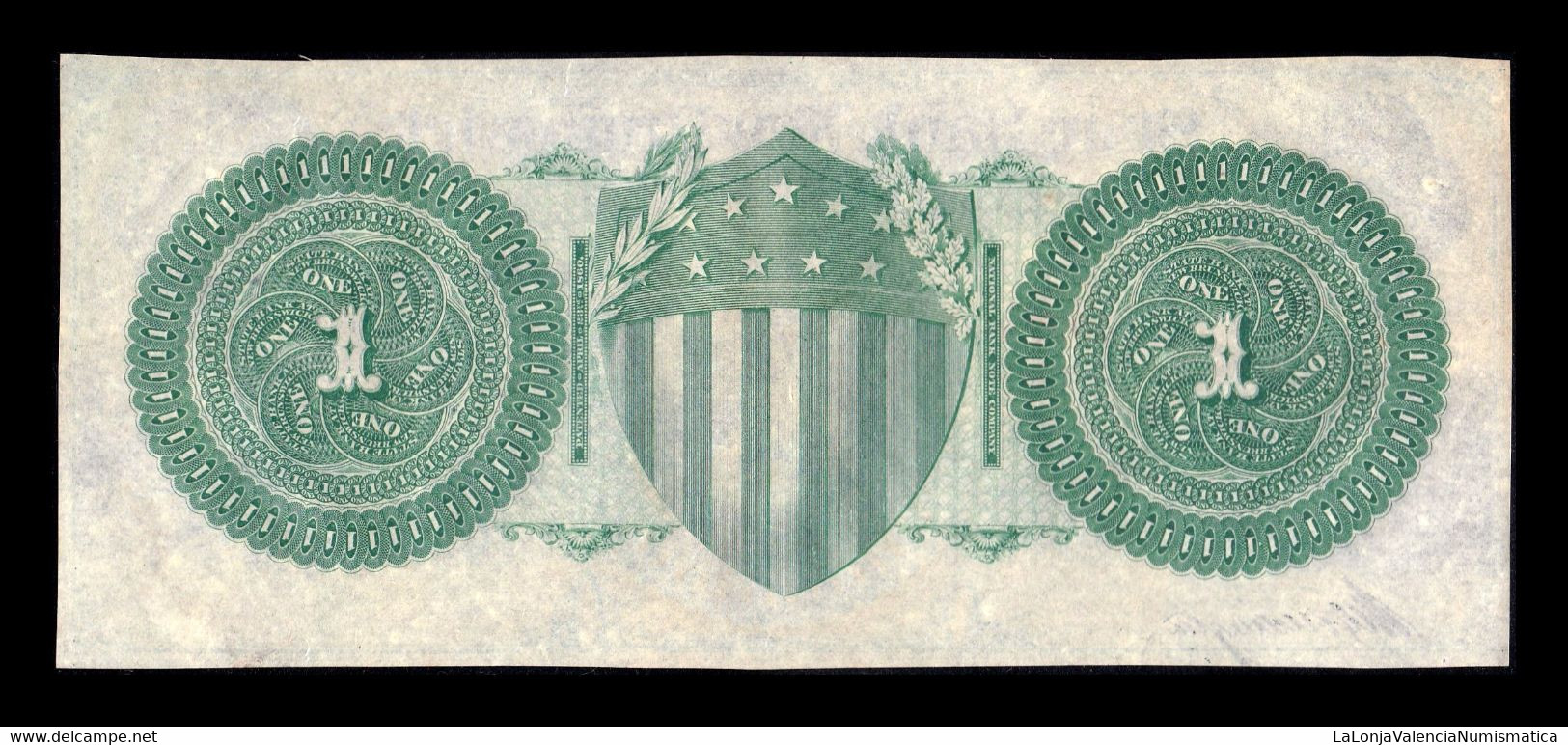 Estados Unidos The State Bank At New Brunswick 1 Dollar 1860`s SC UNC - New Jersey