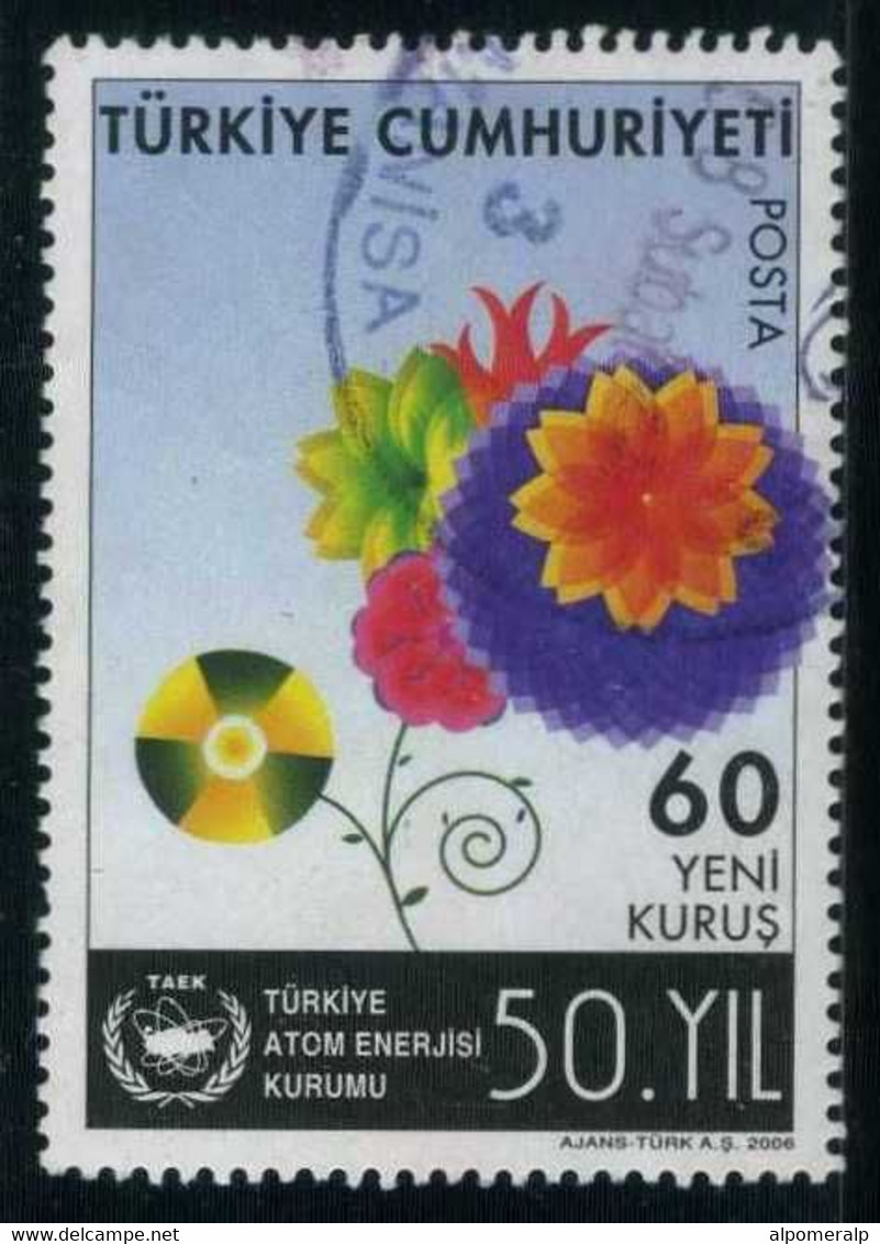 Türkiye 2006 Mi 3558 50th Anniversary Of Turkish Atomic Energy Authority | Flowers - Usati