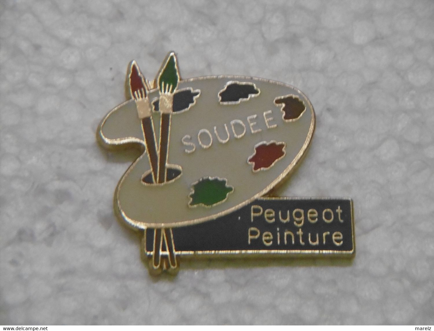 Pin's Automobile PEUGEOT Peinture SOUDEE - Pins Pin Badge PALETTE De PEINTURE - Peugeot