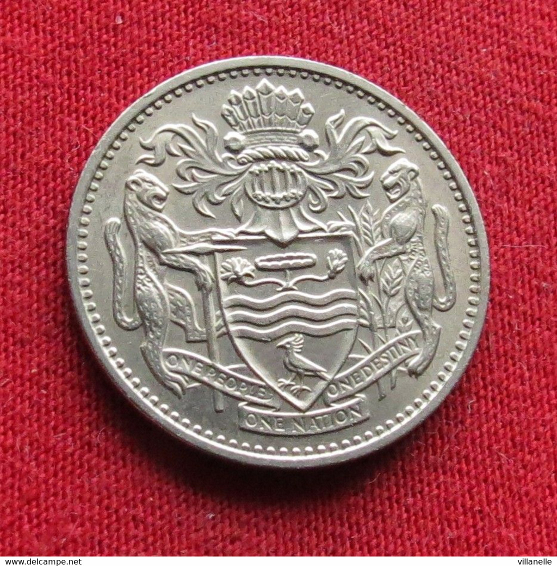 Guyana 25 Cents 1967 KM# 34 Lt 883 *V2T Guiana - Guyana