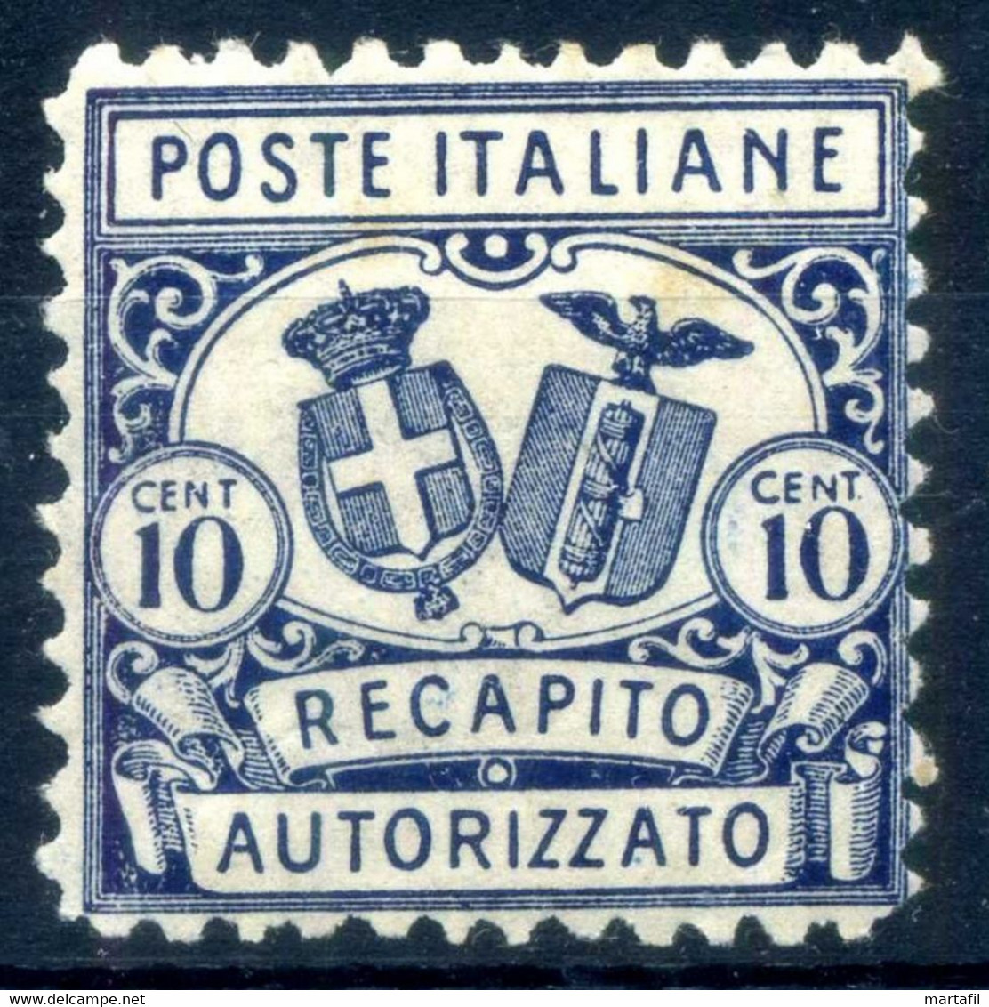 1928 REGNO RECAPITO AUTORIZZATO N.1 MNH ** - Neufs