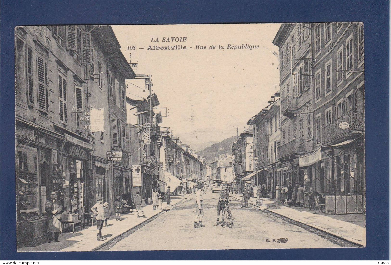 CPA [73] Savoie Albertville Non Circulé Commerces Deltiology Non Circulé - Albertville