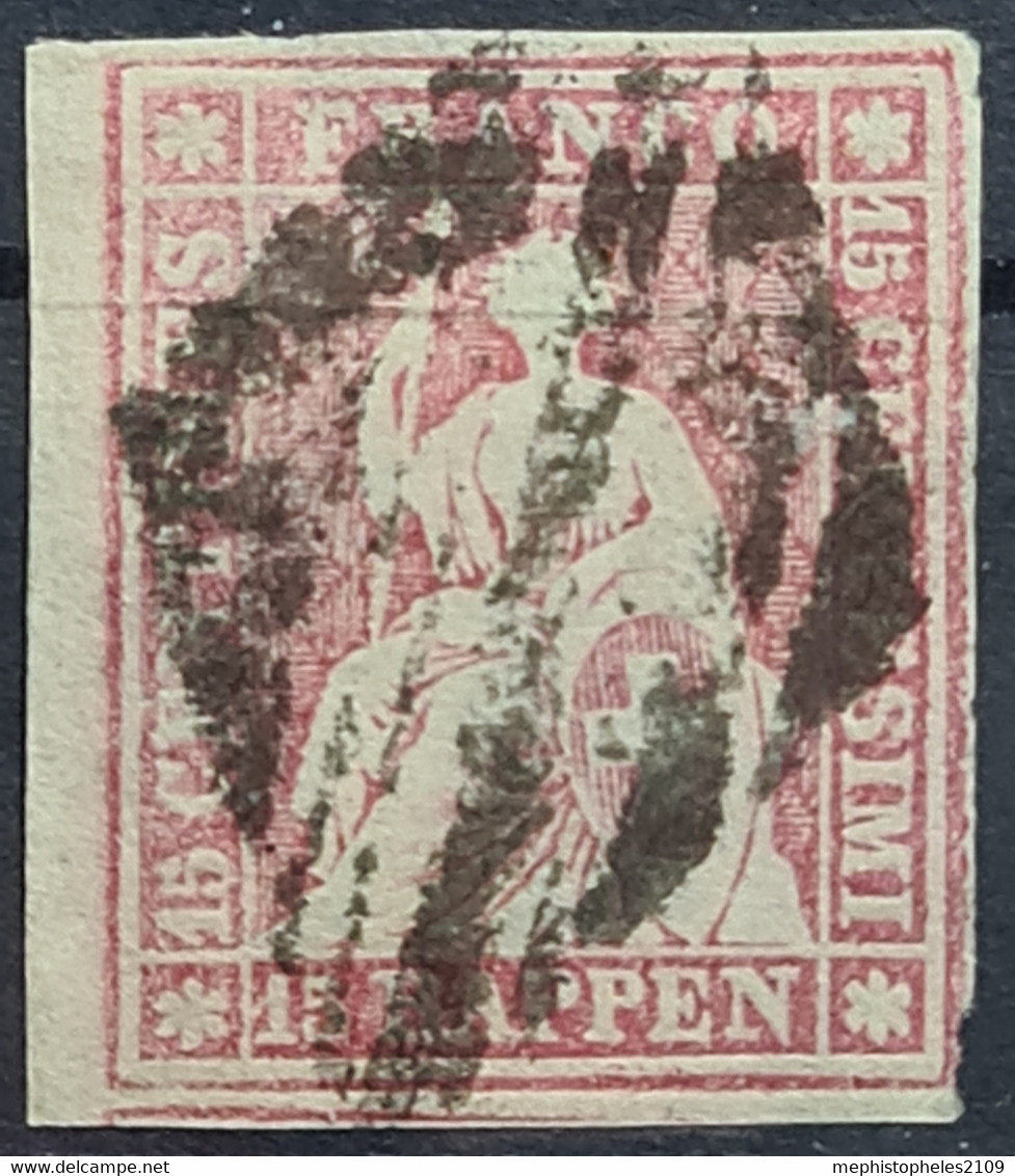 SWITZERLAND 1857 - Canceled - Sc# 33 - Usados