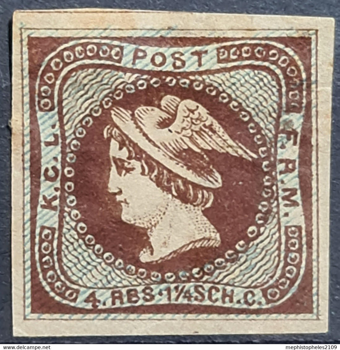 DENMARK 1852 (60?) - MLH - Reproduction Of A 1852 Ferslew Essay Or Forgery The 1860 Essay - Probe- Und Nachdrucke