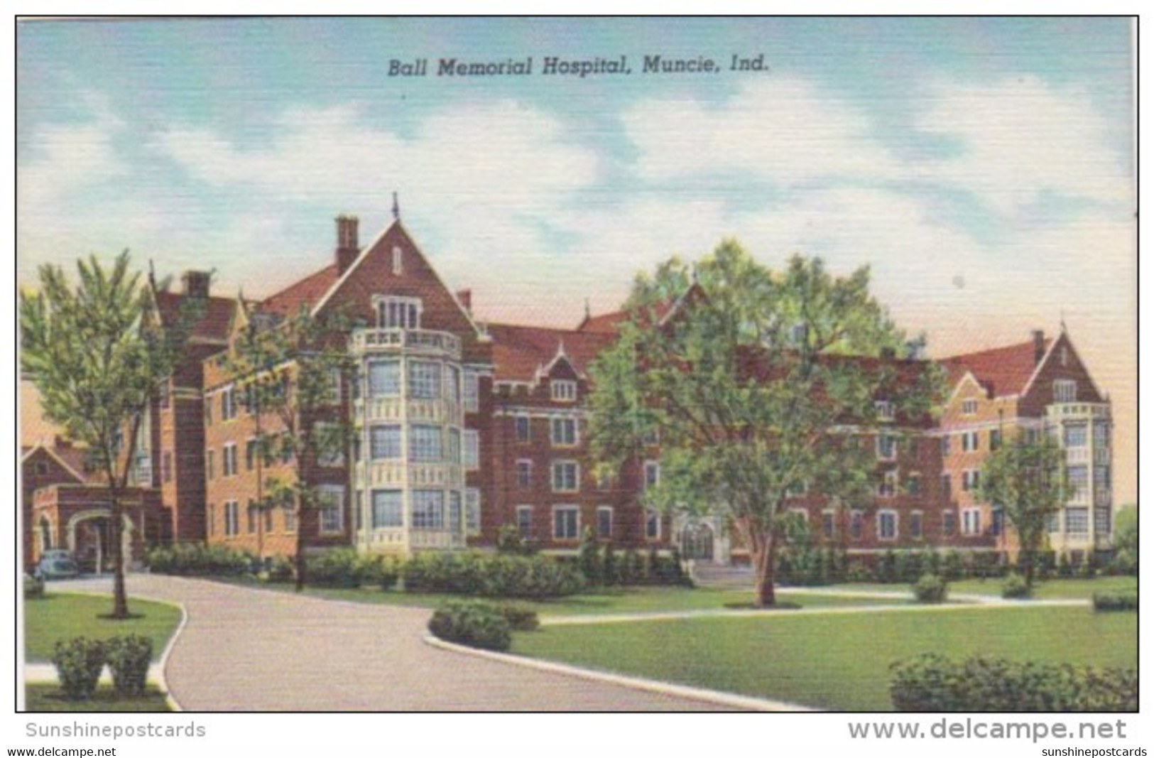 Indiana Muncie Ball Memorial Hospital Curteich - Muncie