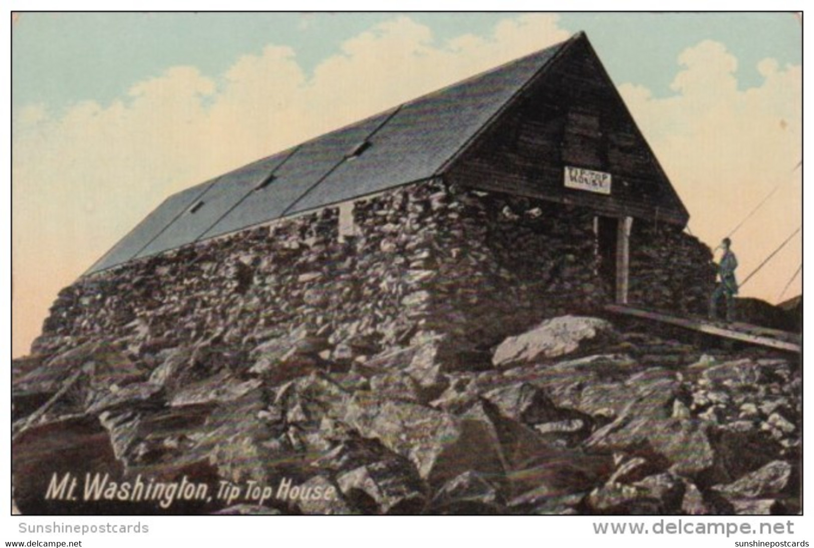 New Hampshire Mount Washington Tip Top House - White Mountains