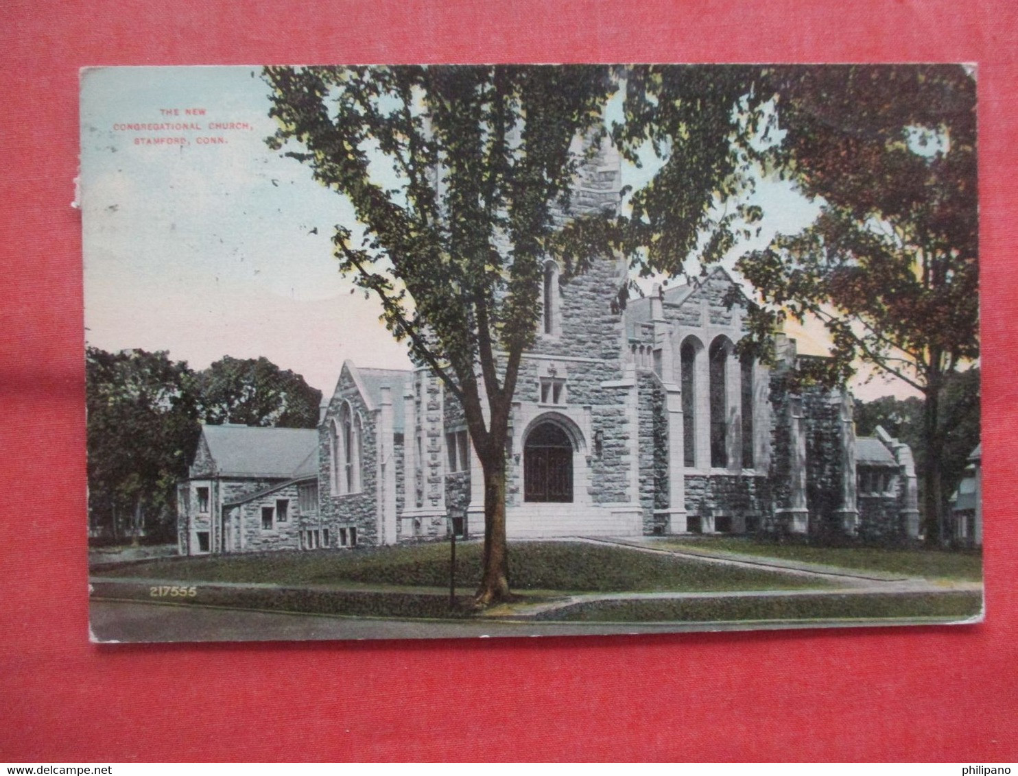 C The New Congregational Church.  Stamford  Connecticut > Stamford .      Ref 5538 - Stamford