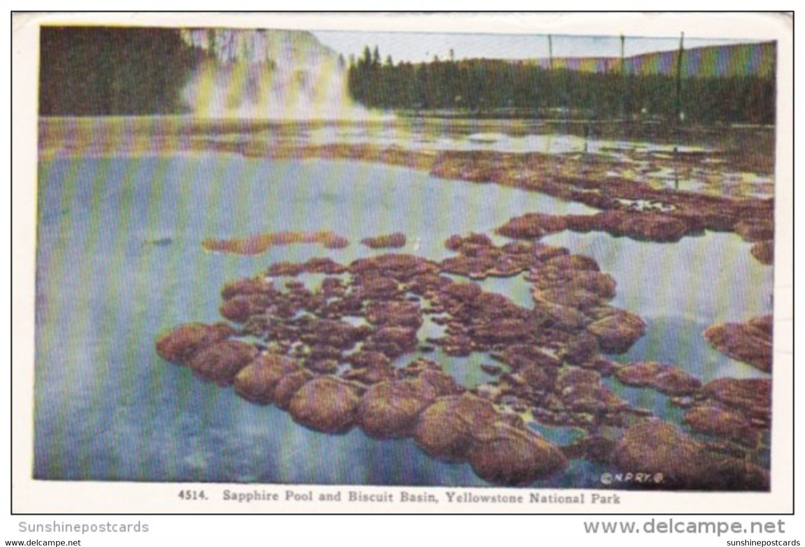 Sapphire Pool And Biscuit Basin Yellowstone National Park - USA Nationalparks