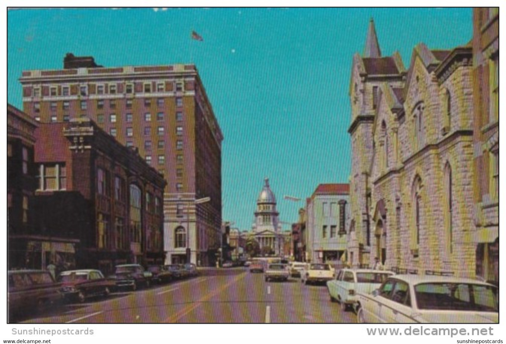 Illinois Springfield Capitol Avenue Street Scene - Springfield – Illinois