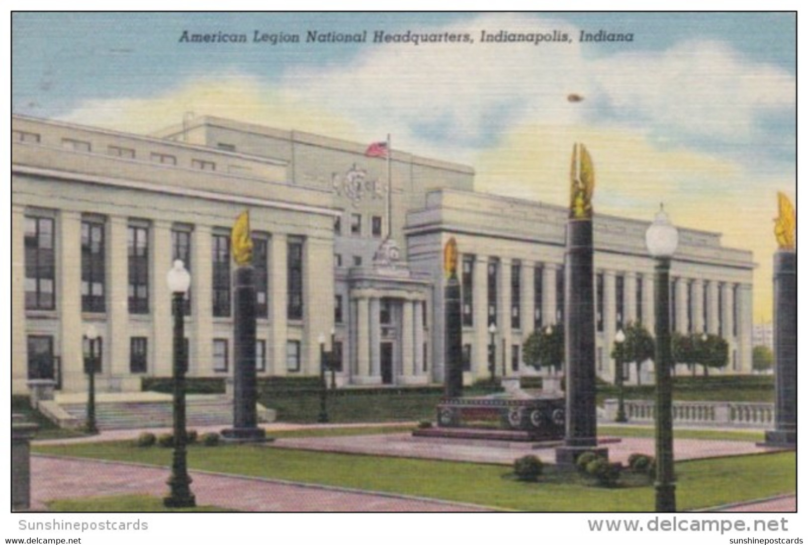 Indiana Indianapolis American Legion National Headquarters Curteich - Indianapolis