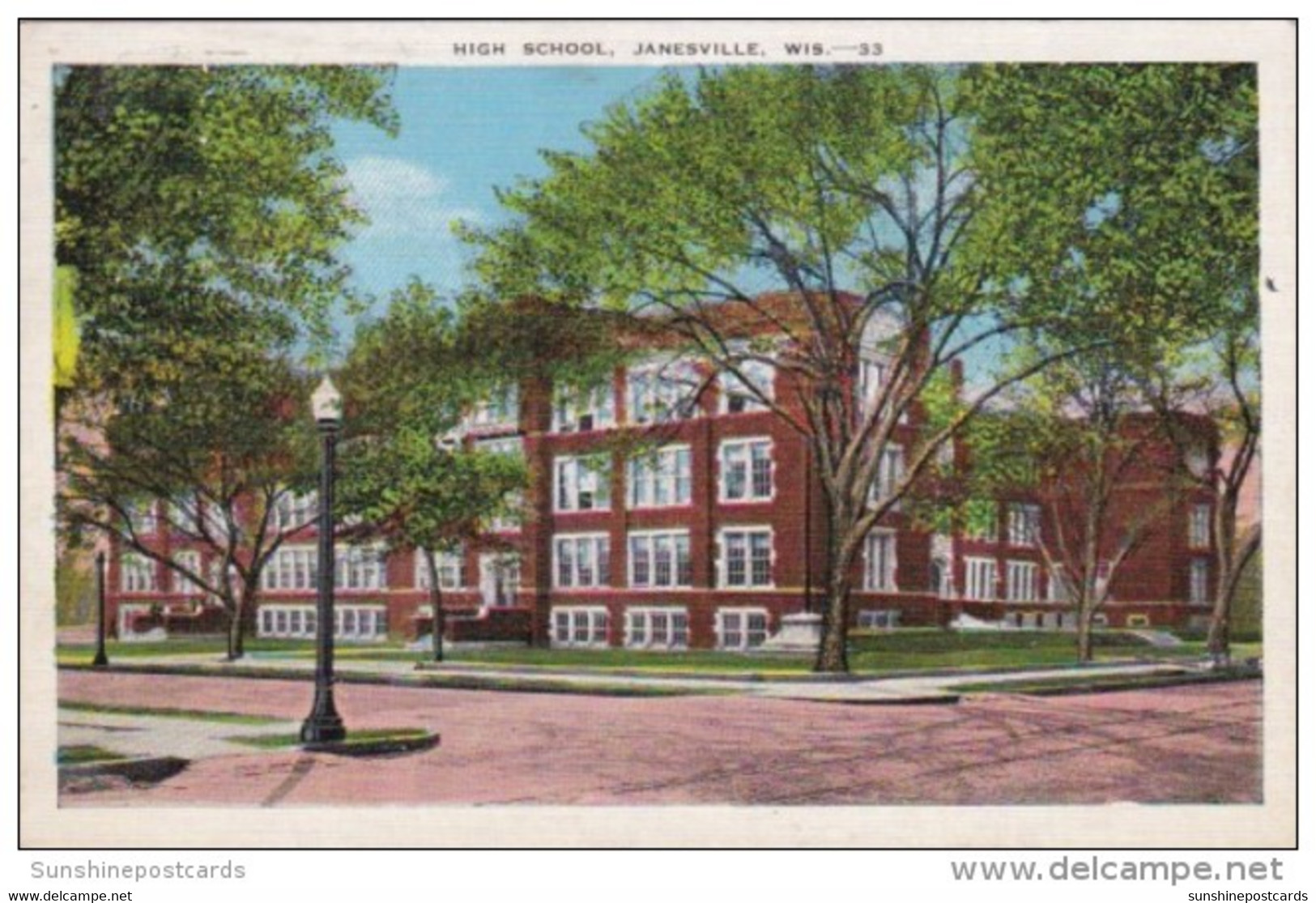 Wisconsin Janesville High School 1940 - Janesville