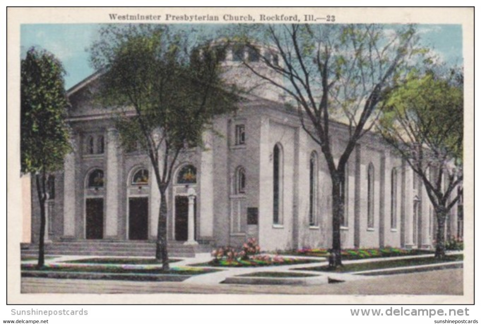 Illinois Rockford Westminster Presbyterian Church 1924 - Rockford