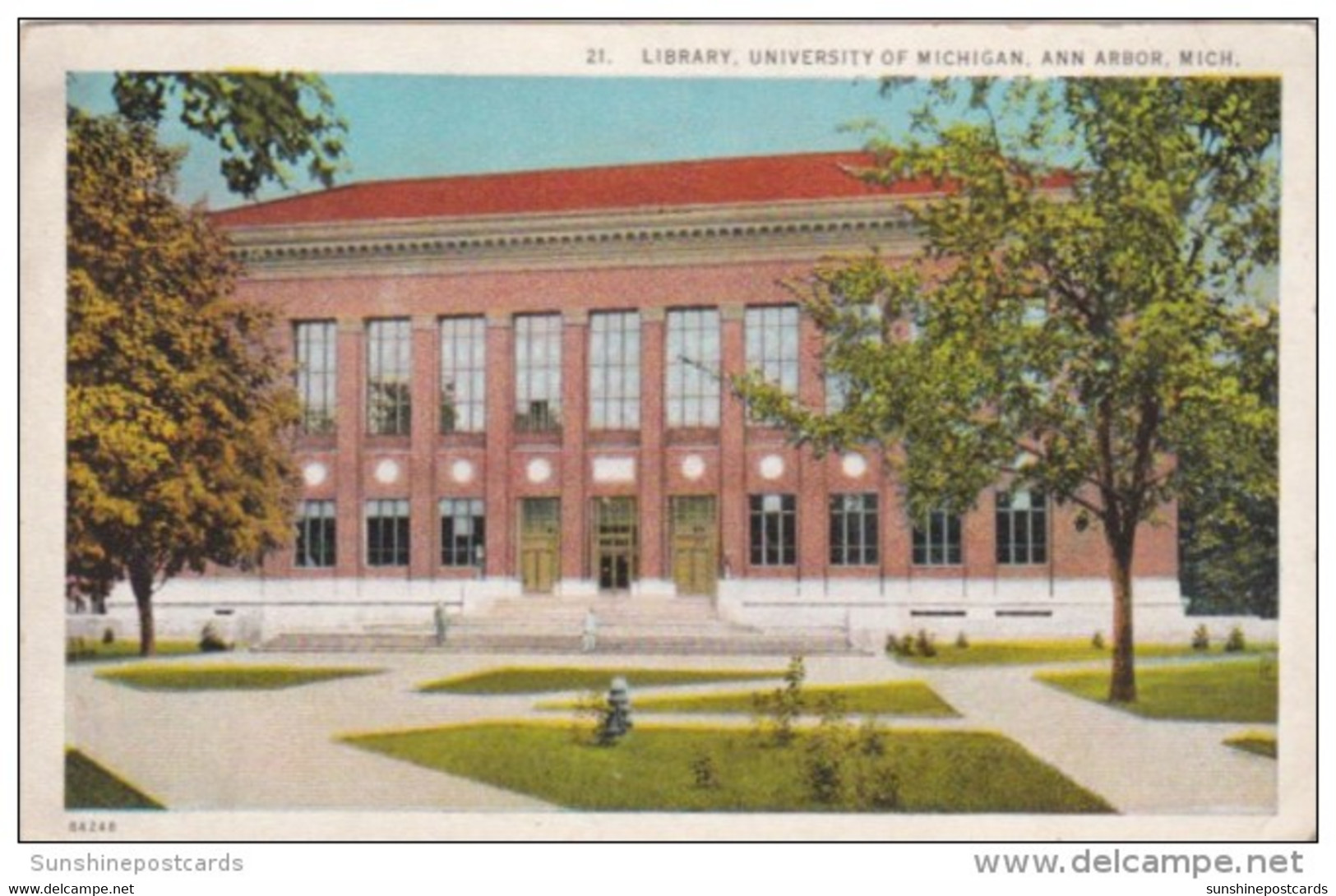 Michigan Ann Arbor Library University Of Michigan 1933 - Ann Arbor