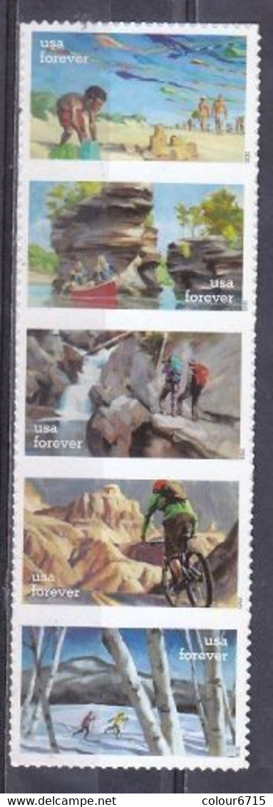 USA 2020 Enjoy The Great Outdoors Stamps 5v MNH - Ongebruikt