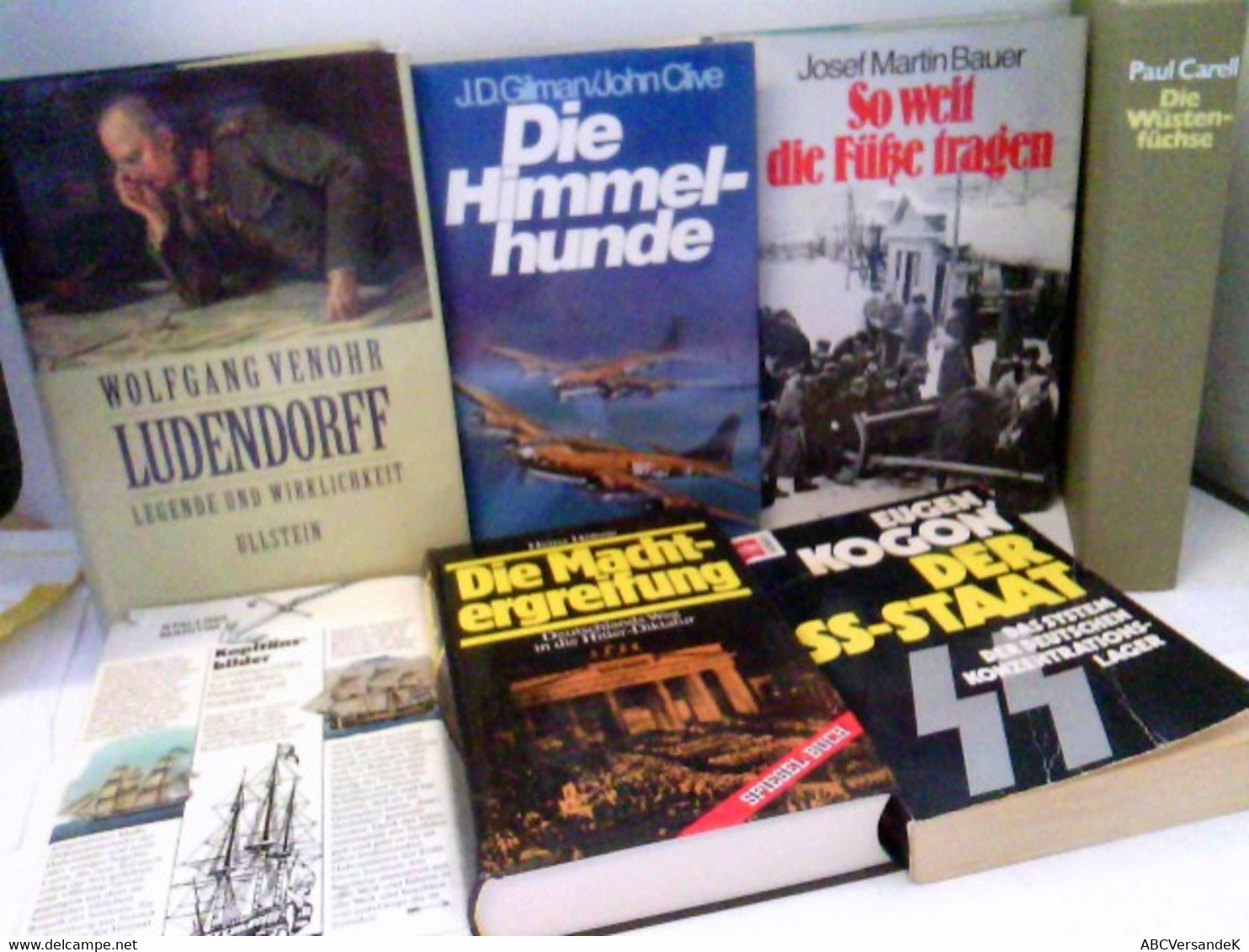 Konvolut Bestehend Aus 7 Bänden, Zum Thema: Militaria / 2. Weltkrieg - Police & Military