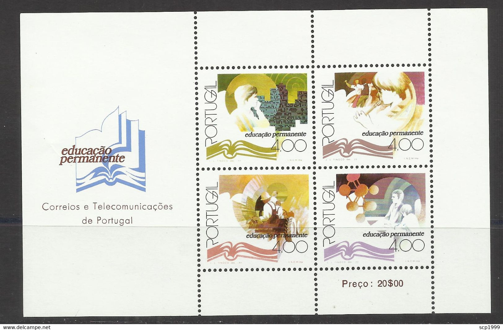 Portugal 1977 - Permanent Education S/S MNH - Nuovi