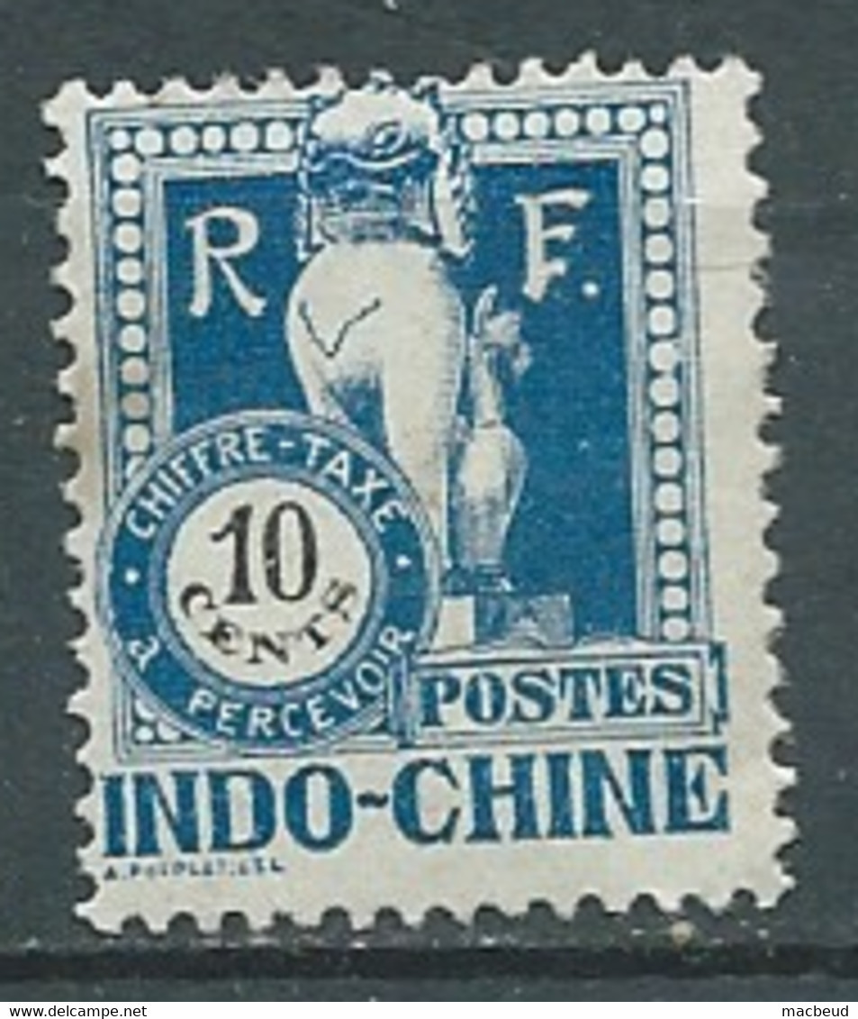 Indochine  - Taxe   -  Yvert N° 39 (*) Neuf Sans Gomme   -  Bip 22 21 - Postage Due