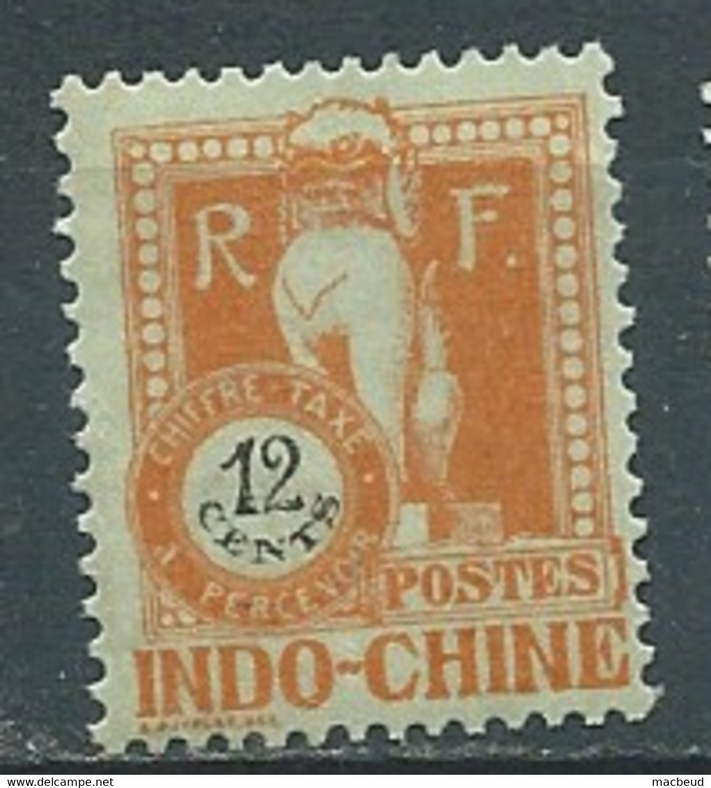 Indochine  - Taxe   -  Yvert N° 40 (*) Neuf Sans Gomme   -  Bip 22 20 - Portomarken