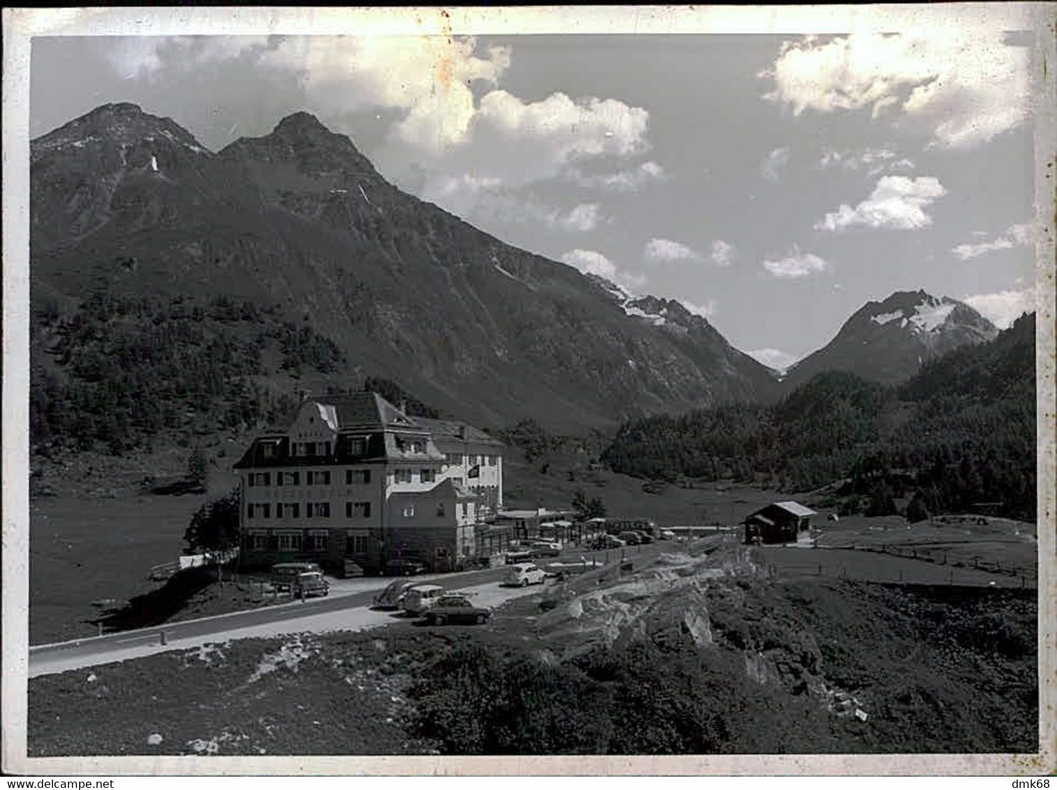 SWITZERLAND - MALOYA / BREGAGLIA - HOTEL MALOYA KULM - PROTOTYPE POSTCARD - 1950s - RARE  (12800) - Bregaglia