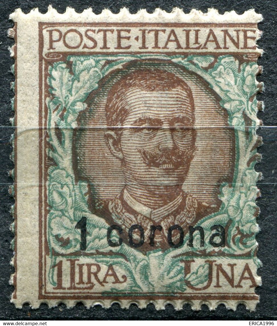 Z3156 ITALIA TERRE REDENTE Dalmazia 1921-22, 1 C. Su 1 L., MNH**, Sassone 6, Valore Catalogo € 50, Ottime Condizioni - Dalmatien