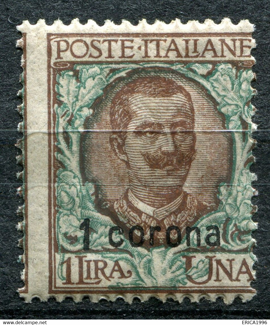 Z3157 ITALIA TERRE REDENTE Dalmazia 1921-22, 1 C. Su 1 L., MNH**, Sassone 6, Valore Catalogo € 50, Ottime Condizioni - Dalmatie