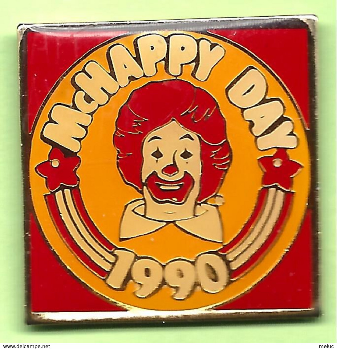 Pin's Mac Do McDonald's Ronald McHappy Day 1990 - 8E09 - McDonald's