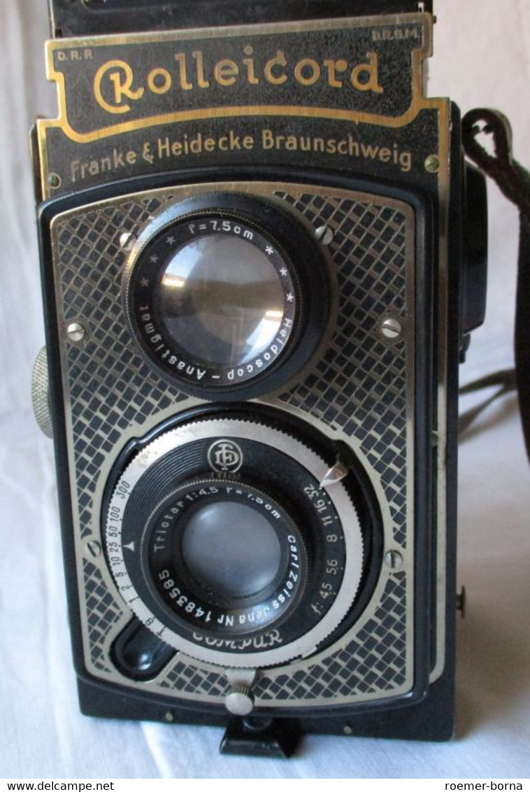 Rolleicord Franke & Heidecke Braunschweig Carl Zeiss Jena Triotar 1:4,5 (111080) - Proyectores De Cine