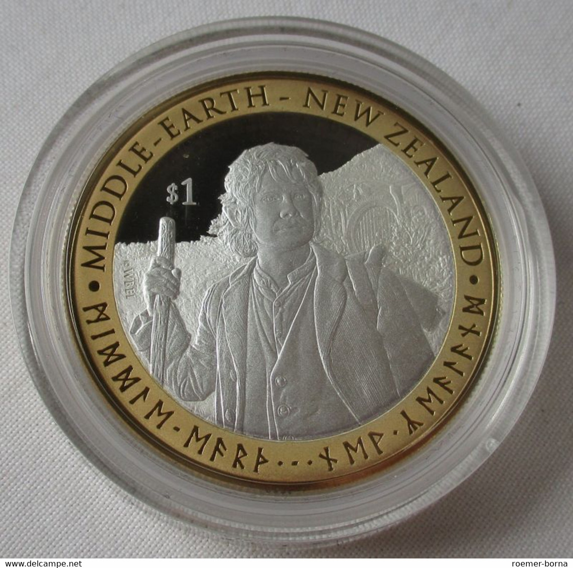 1 Dollar Münze Neuseeland 2012 Der Hobbit Eine Unerwartete Reise 1 Oz Ag /117536 - Other & Unclassified