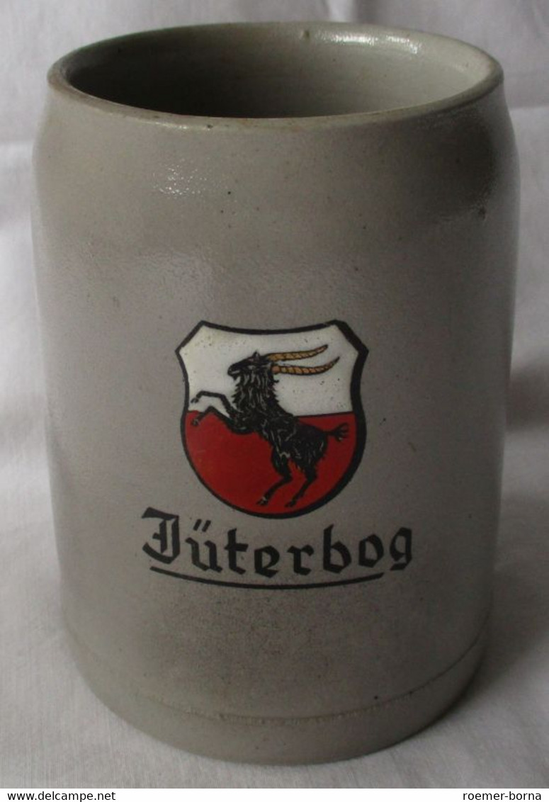 Steinzeug Bierkrug Richtfest Altes Lager Heeresbauamt Jüterbog 1939 (134771) - Alcools
