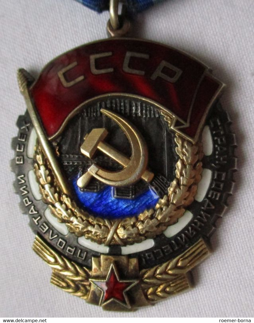 Original Orden Des Roten Banners Der Arbeit UdSSR Nr. 859388 (102438) - Germany