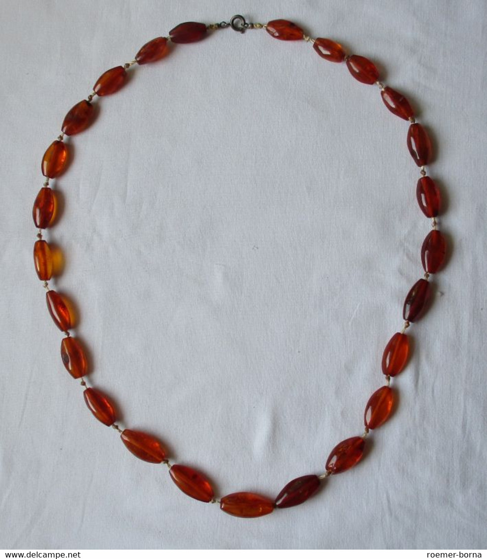 Hübsche Damen Halskette Aus Bernstein (131737) - Necklaces/Chains