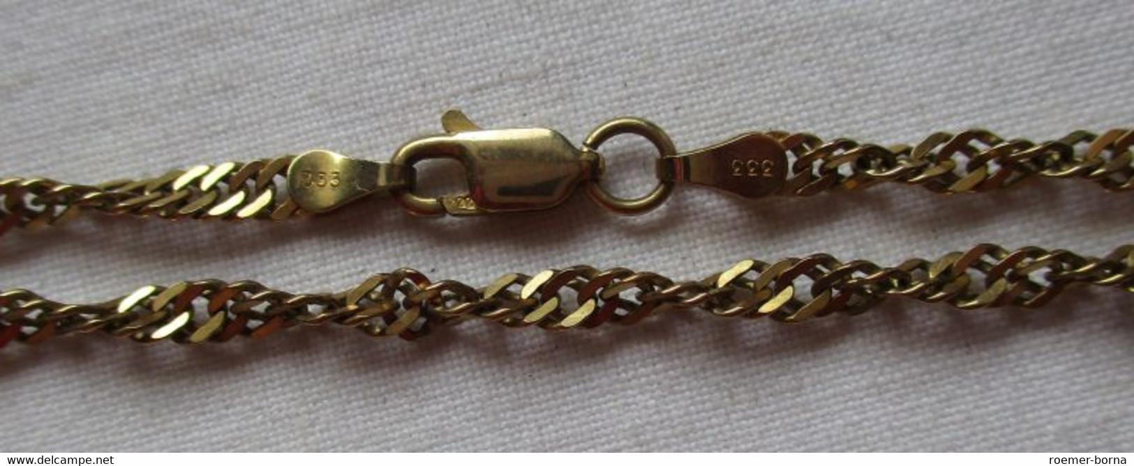 Charmante 333er Gold Damenkette Mit Eingedrehten Gliedern (152987) - Colliers/Chaînes