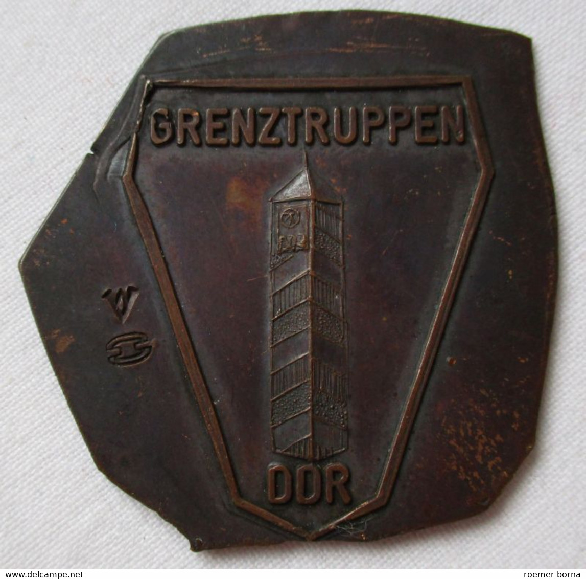 DDR MUSTER Abzeichen Reservistenabzeichen Grenztruppen Abschlag (110941) - Duitse Democratische Republiek