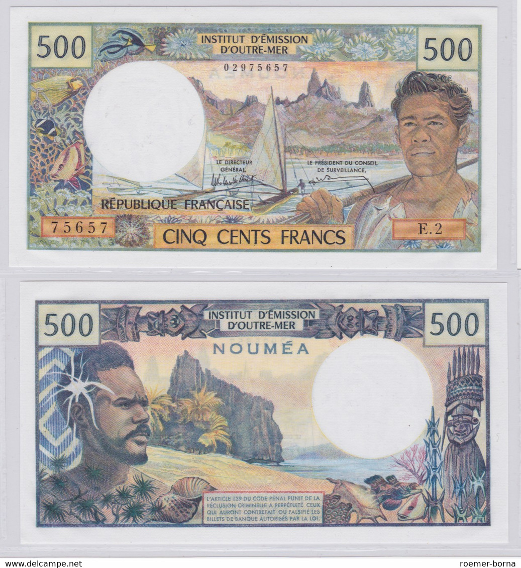 500 Francs Banknote New Caledonia 1985 Pick 60 E Bankfrisch UNC (138212) - Altri – Oceania