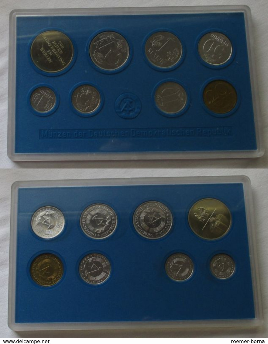 DDR Kursmünzensatz (KMS) Mini-Satz 1982 "700 Jahre Münze Berlin" In OVP (142917) - Mint Sets & Proof Sets