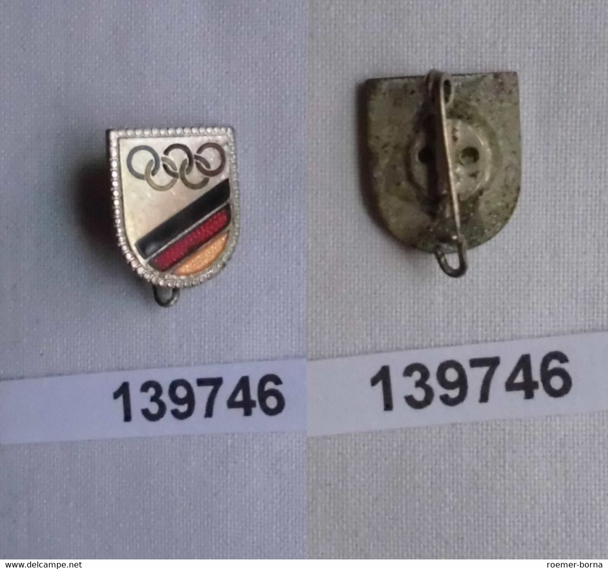 DDR Abzeichen Teilnehmerabzeichen Der Olympiamannschaft 1956 (139746) - GDR