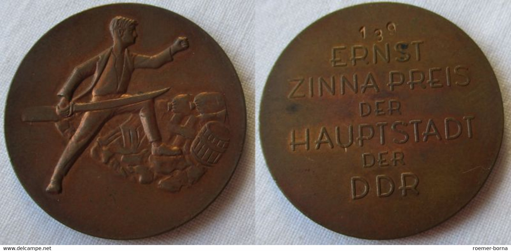 DDR Abzeichen Ernst Zinna Preis Der Hauptstadt Der DDR PROBE Nr. 139 (111165) - DDR